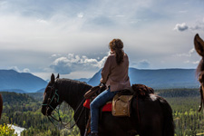 Canada-British Columbia-Chilko Lake Wilderness Pack Trip